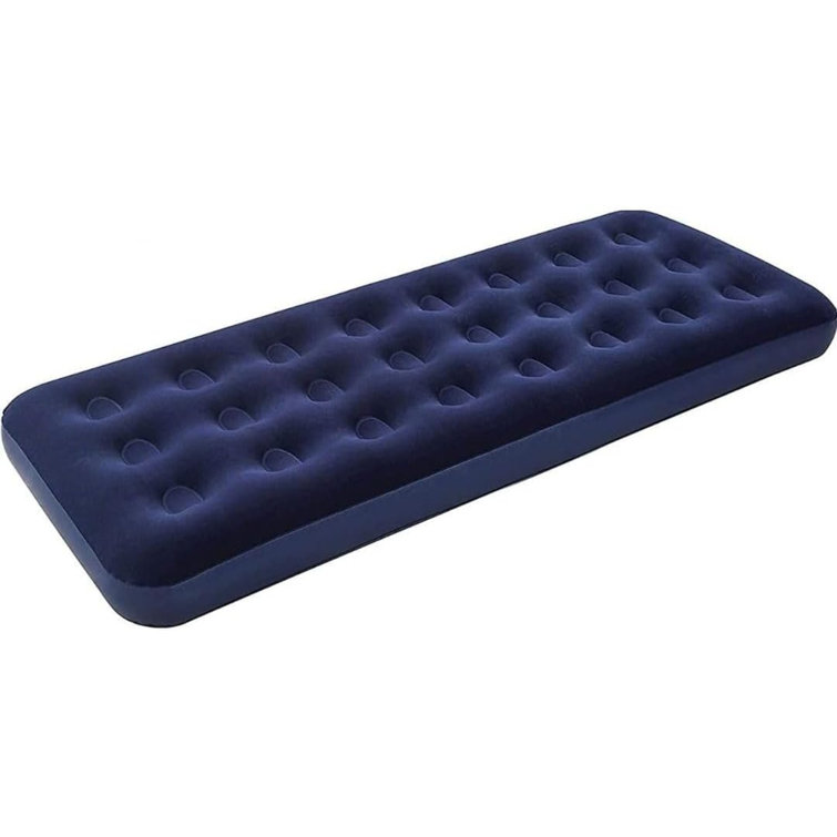 White Noise Francisque Soft Flocked Single Inflatable Air Bed Mattress Relaxing Blow Up Bed Camping Bed Wayfair